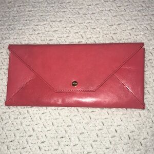 ABAS Hot peach Clutch